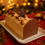 Bûche Crème au beurre Praliné